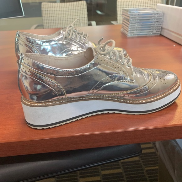 Silver platform sneakers - Picture 6 of 6